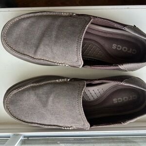 CROCS Brown Loafers Slip-Ons with Flexible Sole